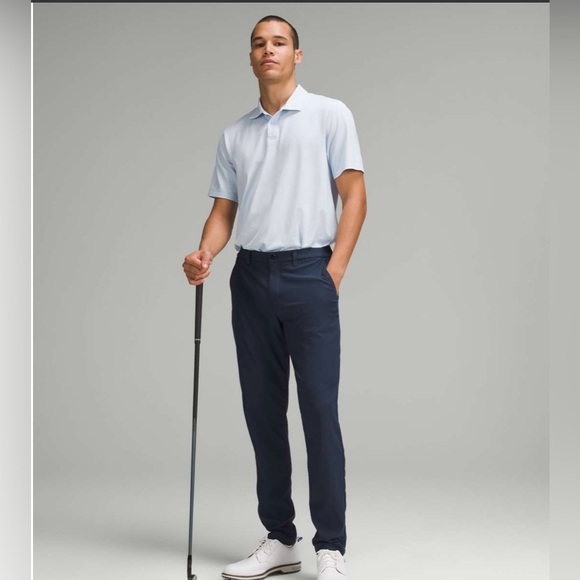 Lululemon ABC Slim-Fit Golf Trouser True Navy Size 40 - Picture 1 of 7